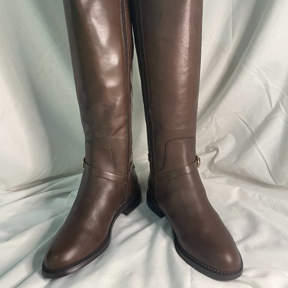 Franco Sarto Women’s Footware Hadley leather Close Toe Over Knee - Picture 2 of 6